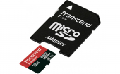 MicroSD 16Gb 10 class premium Transcend +адаптер 