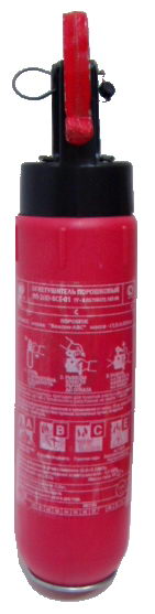 Макет огнетушителя ОП-2(б) (2кг, пластик)
