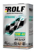 Масло Rolf 10W40 SJ/CF Dynamic, 4л  п/с.