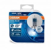 Лампы Osram H4 (100/90) (+50% яркости) (5000K) P43t Cool Blue Boost 2шт.