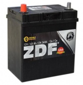 Аккумулятор  40Ач пр. ZDF Premium (узкие клеммы) 187х127х220 B00