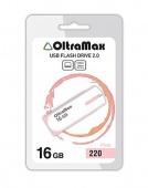 Флеш-накопитель USB 16GB Oltramax OM-16GB-220 розовый