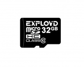 MicroSD 32Gb 10 class Exployd +адаптер