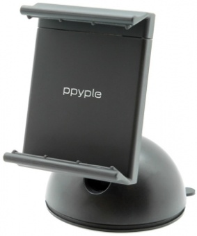 Держатель телефона, планшета на приб. панель и стекло черный Ppyple Dash-N5 