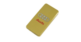 Зажигалка электронная S03-1 золотистая Audi