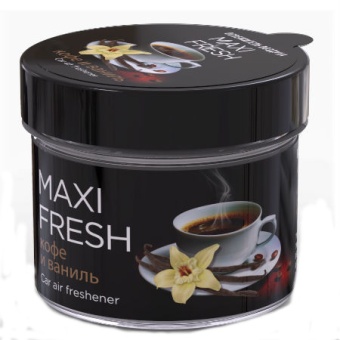 Ароматизатор на панель приборов MaxiFresh (кофе и ваниль)