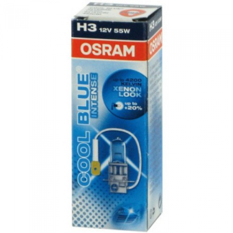 Лампа Osram H3 (55) (4200К) Cool Blue Intense