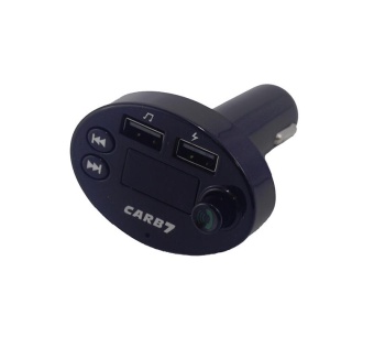 Модулятор FM CARB7 Bluetooth АЗУ 2xUSB, SD, AUX 12В