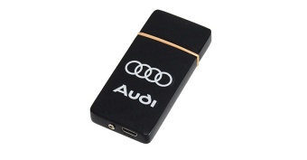 Зажигалка электронная AB222 черная Audi