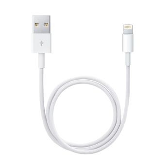 Кабель USB - Apple Lightning белый 2,0А 1,0м T32