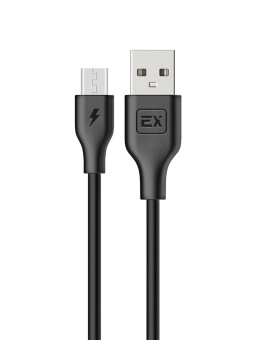 Кабель USB - microUSB черный 1,0м Exployd