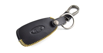 Чехол для штатного ключа Ford 3 к.тип F кожа черная