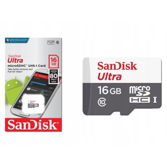 MicroSD 16Gb 10 class SanDisk Ultra Android