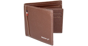 Бумажник 12х9,5х2см, темно-коричневый QB9169
